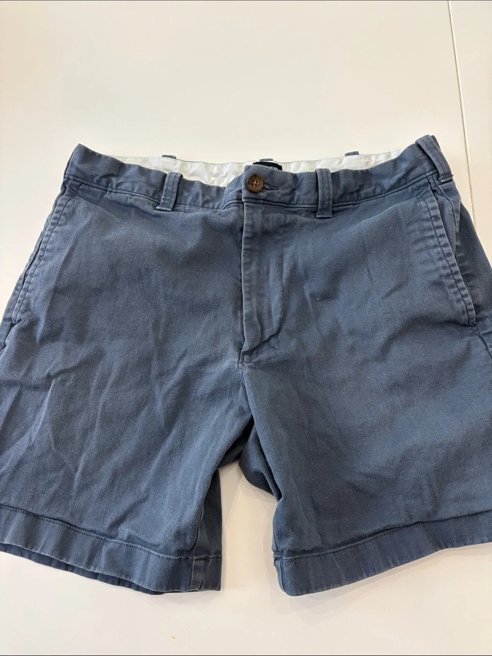 J. Crew Men’s Flat Front Shorts — Green, Blue, Light Gray